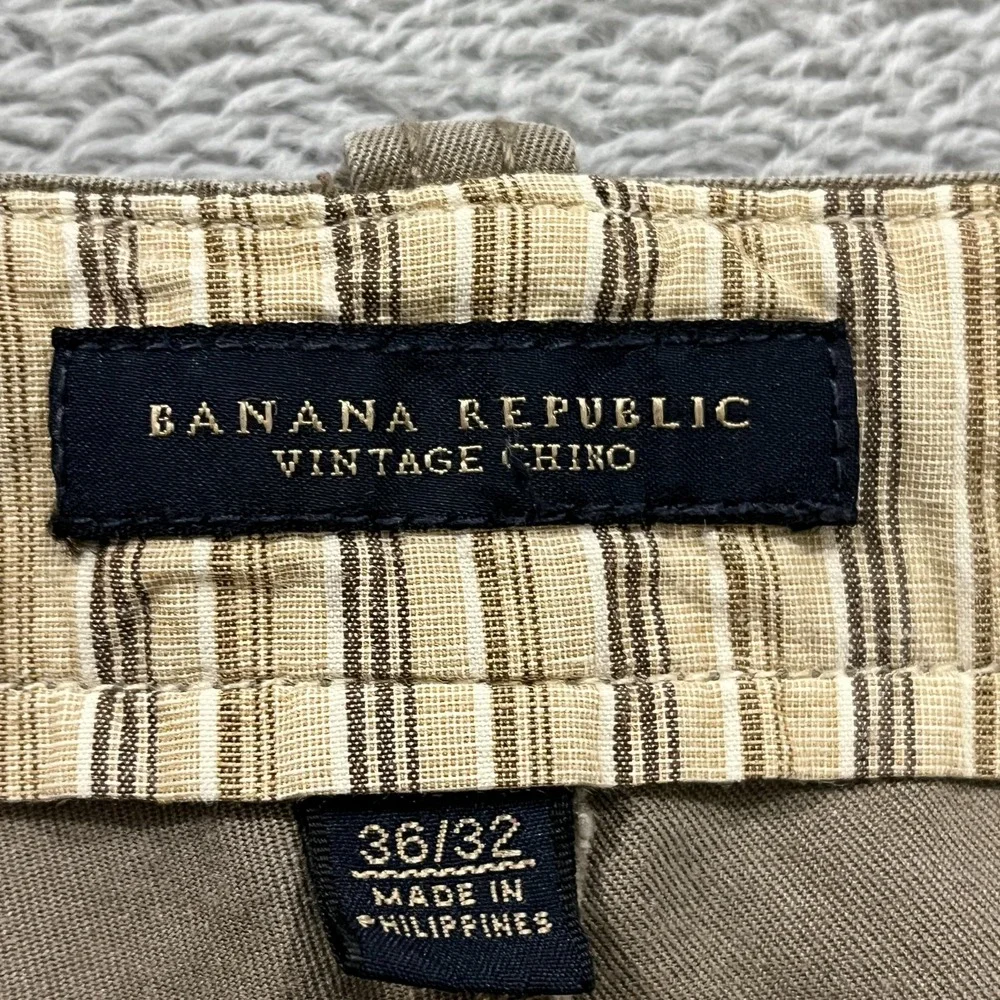 Banana Republic Chino Flap Pocket Pants‎ Mens 36x32 Vintage Academia Preppy